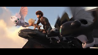 Hiccup amp his family meets Toothless amp his family  How To Train Your Dragon 3 HD Clip [upl. by Idyak]