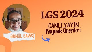 LGS 2024 Kaynak Önerileri [upl. by Mead]