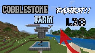 The Ultimate Guide to Cobblestone Farm in Minecraft Bedrock [upl. by Betsy971]