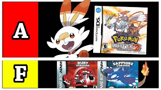 A Controversial Tier List of Every Pokemon Game [upl. by Gant804]