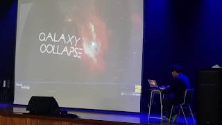 I play osu mania on school talent show  play galaxy collapseNanachi [upl. by Airemaj]