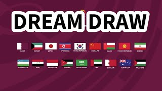 AFC WORLD CUP 2026 QUALIFIERS THIRD ROUND DREAM DRAW [upl. by Anerev922]