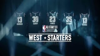 ALL STAR STARTERS  Western conference [upl. by Tterrej]