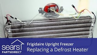 How to Replace a Frigidaire Upright Freezer Defrost Heater [upl. by Ecidnacal578]