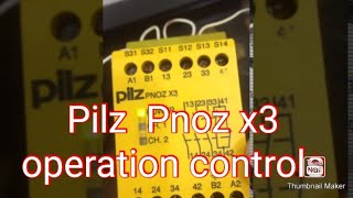 Pilz Pnoz x3 operation controls [upl. by Marolda356]