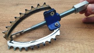 Amazing HOMEMADE BEARING PULLER  DIY [upl. by Auqinu]