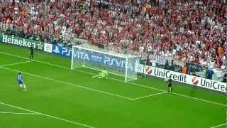 Didier Drogba penalty Champions League Final Munich 2012 [upl. by Havens299]