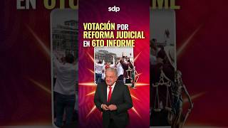 ¿Dijeron que SÍ🤔 AMLO🔴 inicia VOTACIÓN en su ÚLTIMO INFORME DE GOBIERNO😳sobre REFORMA JUDICIAL👩🏻‍⚖️ [upl. by Holtorf]