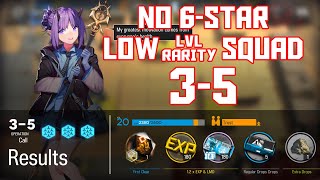 【明日方舟Arknights】35  Low LvlRarity Squad  Arknights Strategy [upl. by Medora157]