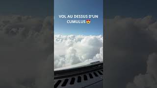 ★ VOL au dessus dun CUMULUS ☁️ ✈️ 👨‍✈️ 😍 ★ avion sky ciel nuage clouds sun [upl. by Niaz]