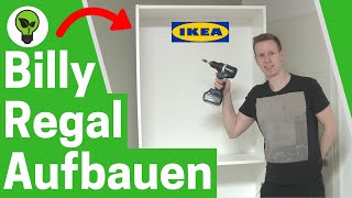 IKEA Billy Regal Aufbauen ✅ ULTIMATIVE ANLEITUNG Wie Billy Bücherregal Zusammenbauen amp Montieren [upl. by Ellekcim]