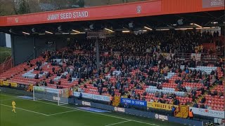 Cambridge united fans at Charlton Athletic 91223 [upl. by Yendahc493]