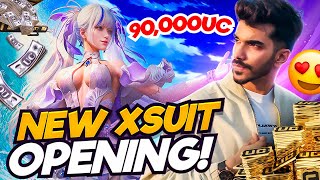 NEW X SUIT CRATE OPENING  90000 UC SPENT🥹 [upl. by Esinnej]