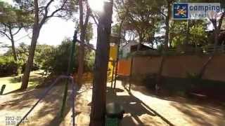 Camping Street View Video Bungalodge Sant Pol [upl. by Nonnairb256]