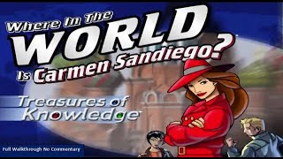 Carmen Sandiego amp The Treasures of Knowledge Full Game Walkthrough No Commentary [upl. by Alejo266]