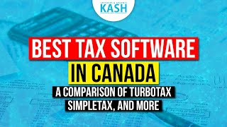 TOP 6  Best Tax Software in Canada TurboTax SimpleTax UFile TaxTron CloudTax StudioTax [upl. by Noled208]