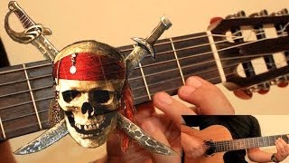 PIRATAS DO CARIBE  Violão  Solo  PARTE 13 [upl. by Droffats]