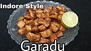 Garadu RecipeIndore style garadu chaatSyed Firdos Ali Recipes [upl. by Aidil750]