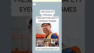 LARGEST RANGE OF PRESCRIPTION SPORTS SAFETY AVAILABLEopticiansindia [upl. by Krum260]