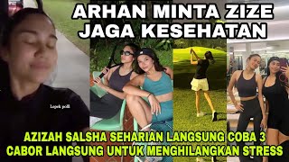 MENGHILANGKAN STRESS❗AZIZAH SALSHA SEHARIAN PRODUKTIF SEKALI COBA 3 OLAHRAGA PILATES GOLF TENNIS [upl. by Ciccia728]