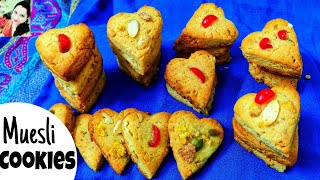 Muesli Cookies Recipe  Healthy amp Yummy Cookies Recipe  Cookies Recipe [upl. by Enasus]