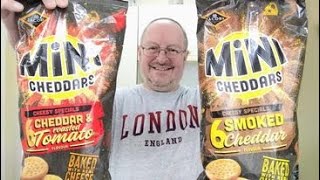 Jacobs Mini Cheddars  New Flavours  Cheddar amp Roasted Tomato And Smoked Cheddar  Food Review [upl. by Lantha]