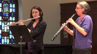 The Divisa Ensemble Duet for Flute amp Oboe Lamentabile IV Wilhelm F Bach [upl. by Terese]