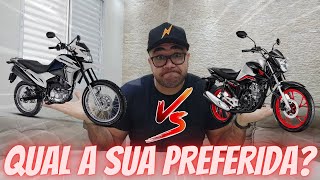 DE SUA OPINIÃO HONDA BROS 160 OU CG TITAN 160 QUAL A MELHOR ESCOLHA EM 2023 [upl. by Ardnod288]