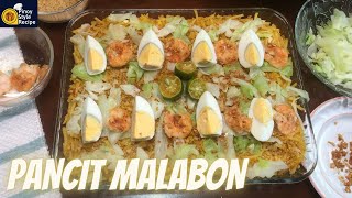 PANCIT MALABON Recipe  How to Make Pancit Malabon  Pinoy Style Recipe [upl. by Lleunamme]