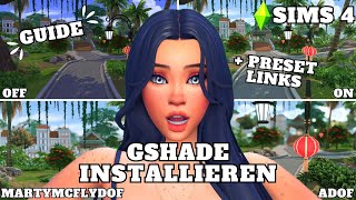 DER ULTIMATIVE GSHADE GUIDE NUR FÜR DICH Installation Einstellung für Sims 4  LINKS  diesims4 ♦ [upl. by Comstock416]