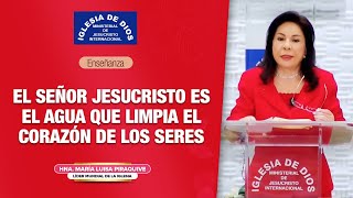 El Señor Jesucristo es el agua que limpia el corazón de los seres  Hna María Luisa Piraquive [upl. by Ahsinet]