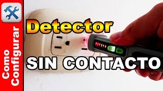 DETECTOR DE VOLTAJE AC SIN CONTACTO 1000 VOLTIOS  Comoconfigurar [upl. by Aerdnaxela173]