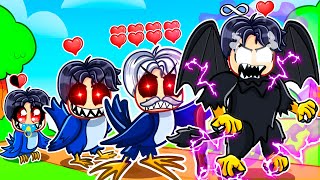 Birth To Darkness Of A DARKNESS BIRD In Roblox Feather Family [upl. by Mauer]