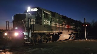 Busy Day on the Paducah amp Louisville Railway South End Plus CN Action at Fulton KY [upl. by Longtin]