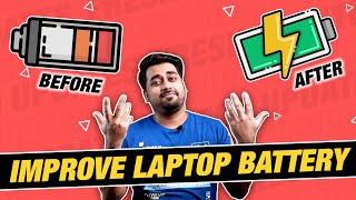 15 Tips to Improve Battery Life in Windows 10 Laptops  Improve Laptop Battery Performance 2021 🔥 [upl. by Dane]