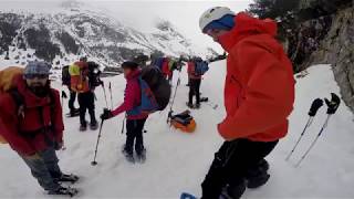 Ascensión Invernal Maladetas CM Pirineos 18 febrero 2018 [upl. by Arimat]