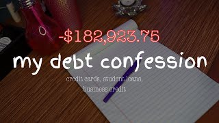 My Total Debt Confession  Sept 2023  Dollar Diva Diaries [upl. by Lraep623]