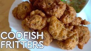 Salt Codfish Fritters Recipe Accras de morue [upl. by Elysia]