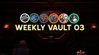 Mythic Options for all the healers Weekly Vault 03 [upl. by Imoyaba]