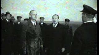 Ribbentrop Arrives in Moscow 1939 [upl. by Hardej601]