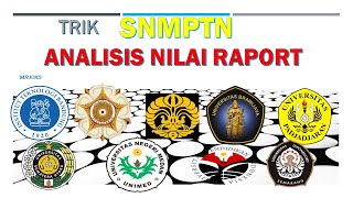 Trik Membaca peluang lulus SNMPTN dengan Analisis Nilai Raport  Nilai naiktetap atau TurunIPA [upl. by Remlap]