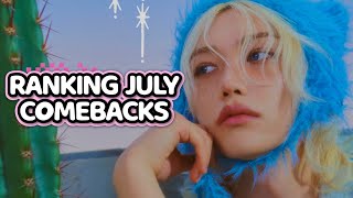 RANKING KPOP COMEBACKS  JULY 2024 [upl. by Artnoed]