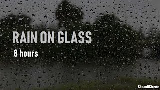 Thunderstorm amp Rain on Glass Window  8 Hours sounds for Sleep Study or Relaxation [upl. by Salot164]