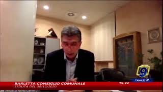 Barletta  Seduta di Consiglio Comunale del 30122020 [upl. by Rehtaef240]