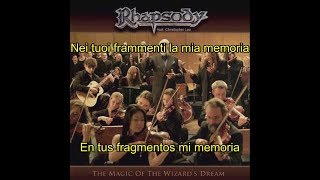 Rhapsody  Lo Specchio DArgento Lyrics amp Sub Español [upl. by Noseimaj]