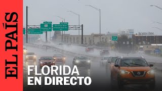 ESTADOS UNIDOS  Huracán Milton imágenes de una playa en Florida en directo  EL PAÍS [upl. by Gladdie]