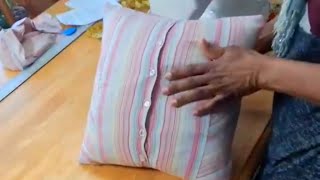 THROW PILLOWS ANYONE CAN MAKE IN 2 SIMPLE STEPS  10 minutes pillows [upl. by Eimor177]