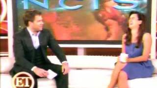 Cote de Pablo and Michael Weatherly on ET [upl. by Anayhd]