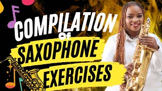 SAXOPHONE EXERCISES  Practice MAJOR 7TH  MINOR SCALE  MELODIC MINOR [upl. by Lirret50]