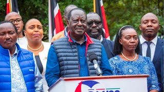 🔴LIVE AZIMIO LA UMOJA PRESS BRIEFING AMID PRESSURE TO REMOVE RAILA amp ODM FROM THE COALITION [upl. by Nnaes394]